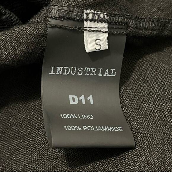 Industrial Euro Linen Hook & Eye Long Flowy Top - Picture 7 of 9